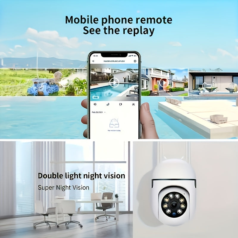 4pc StreetSmart Home Security System, with 360° Panoramic View,