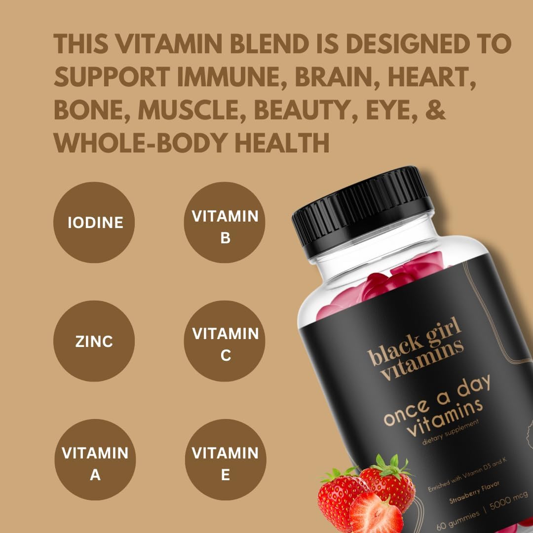 Once a Day - Womens Multivitamin Gummy - Vitamin A, B, C, E and Zinc. Multivitamin for Women, Immune Support. Vegan, Gluten-Free. Made in the USA (30 Day Supply, Strawberry)