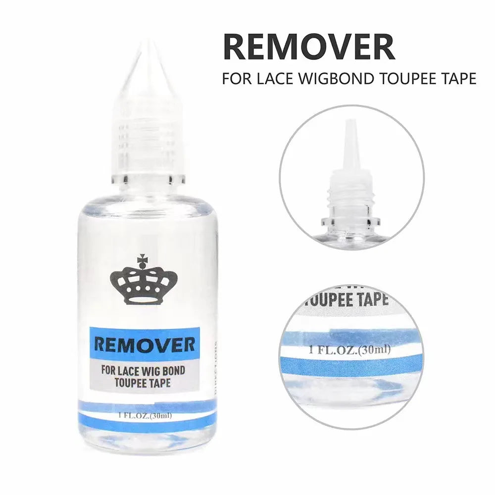Wholesale 38ml/bottle Wig Adhesive Waterproof Lace Glue Invisible Hair Bonding Toupee Frontal Replacement Adhesive Ghost+Remover