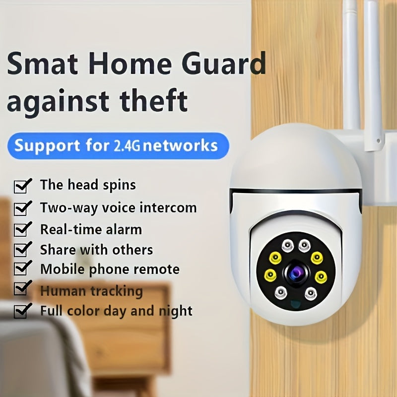 4pc StreetSmart Home Security System, with 360° Panoramic View,
