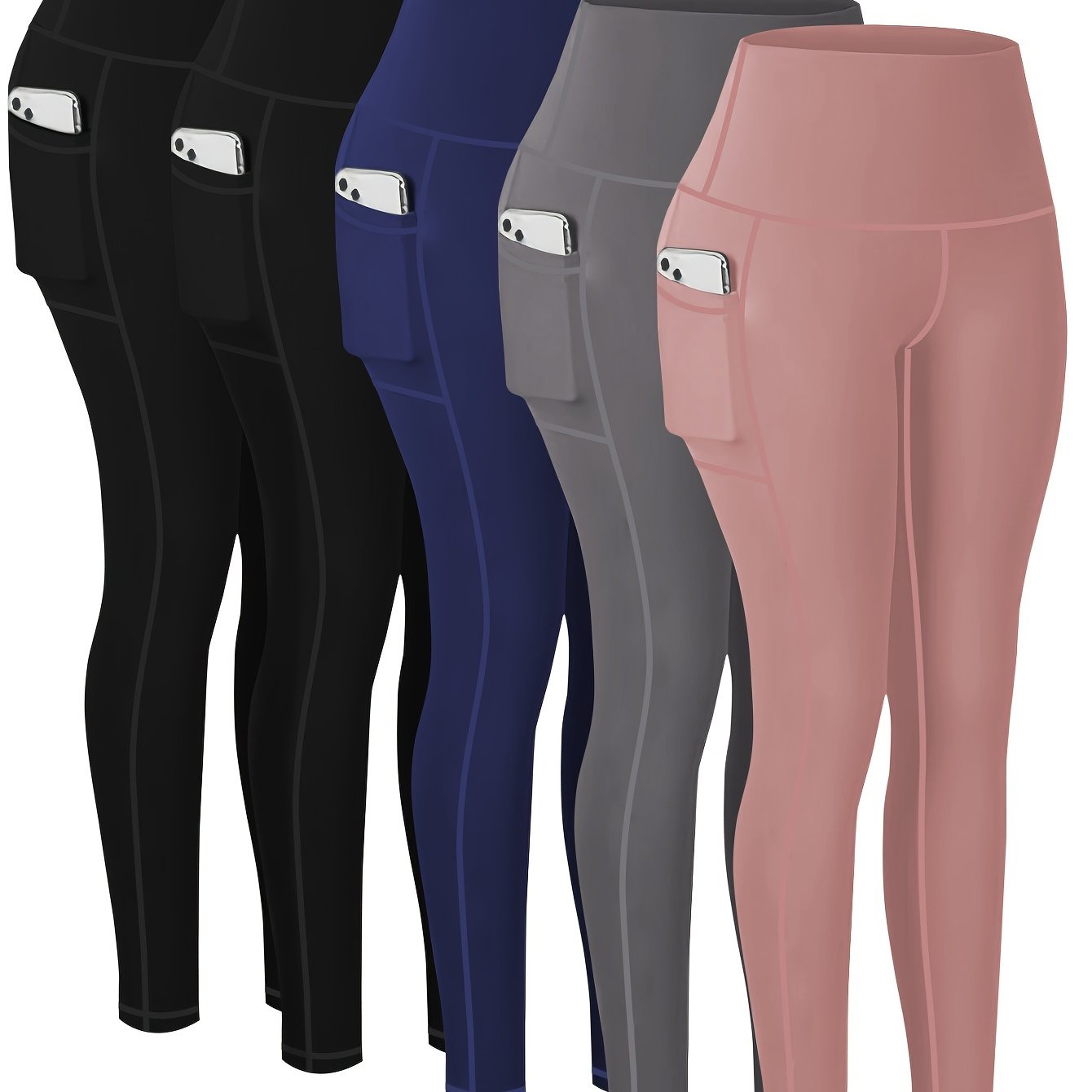 Five-piece Sports Yoga Pants Set