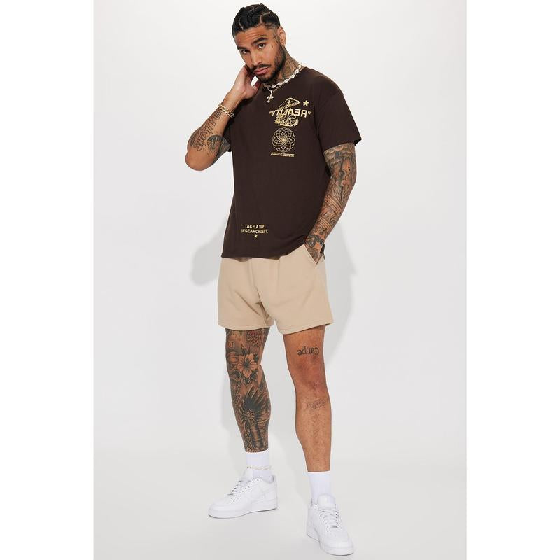 Reality Short Sleeve Tee - Brown