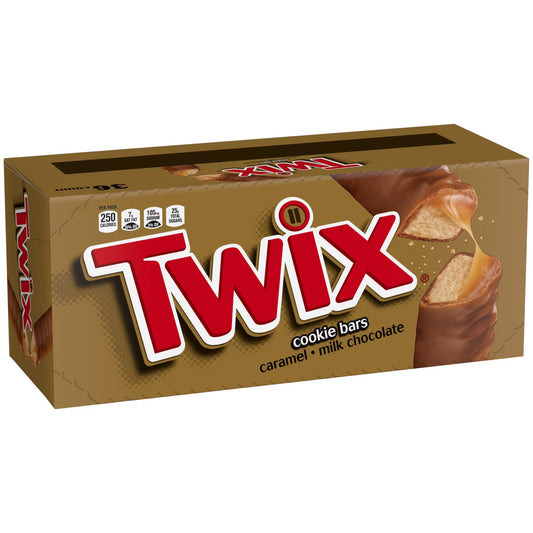 Twix Caramel Cookie Bar – Full Case (36 Count, 1.79 oz each)