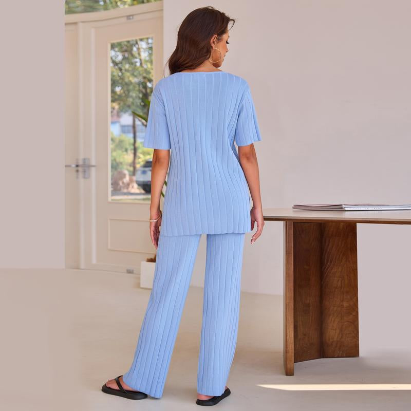 Joyfunear Women'S Casual T-Shirt and Pants Two-Piece Set