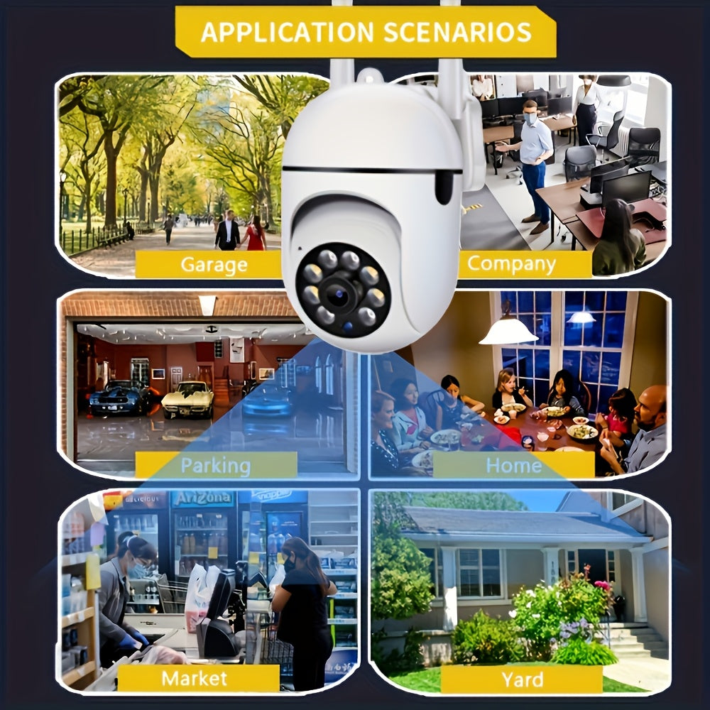 4pc StreetSmart Home Security System, with 360° Panoramic View,