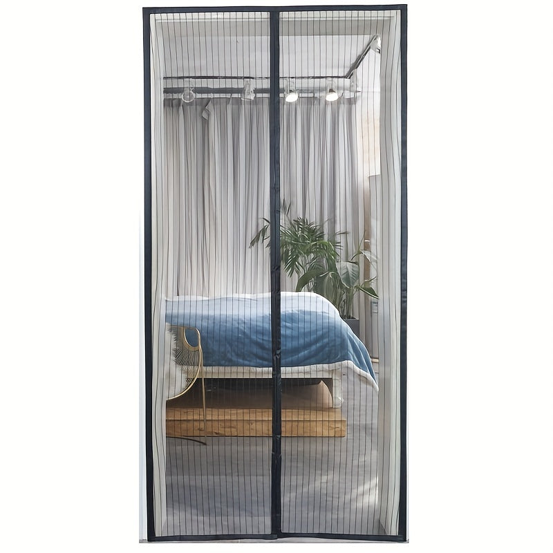 Self-Sealing Magnetic Screen Door