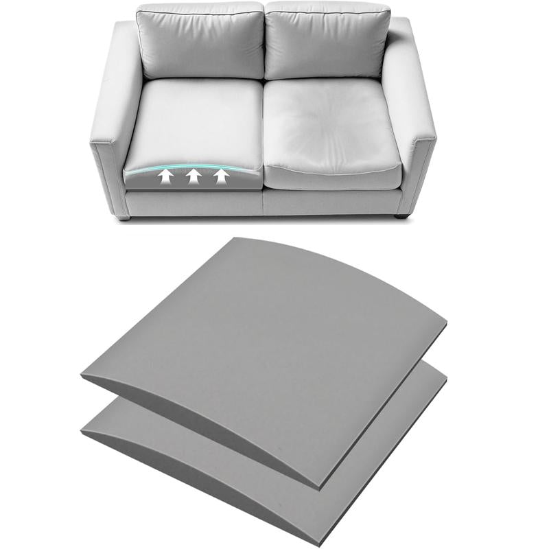 Foamagic 40D High Density Memory Sponge Sofa Cushion Support - 20X20X2 Inch Gray Lifters for Sagging Couches, All Seasons, 1/2/3 Pack