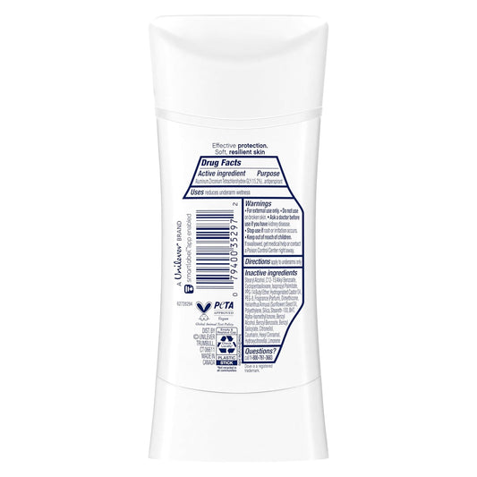 Advanced Care Antiperspirant Deodorant Stick Cool Essentials 4 Ct for Helping Your Skin Barrier Repair after Shaving 72 Hour Odor Control and Sweat Protection with Pro Ceramide Technology 2.6 Oz
