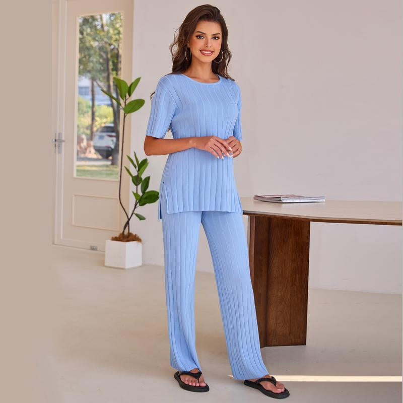 Joyfunear Women'S Casual T-Shirt and Pants Two-Piece Set