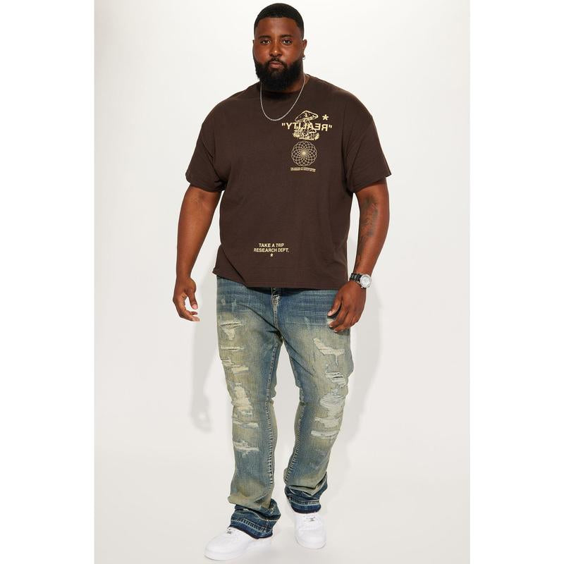 Reality Short Sleeve Tee - Brown