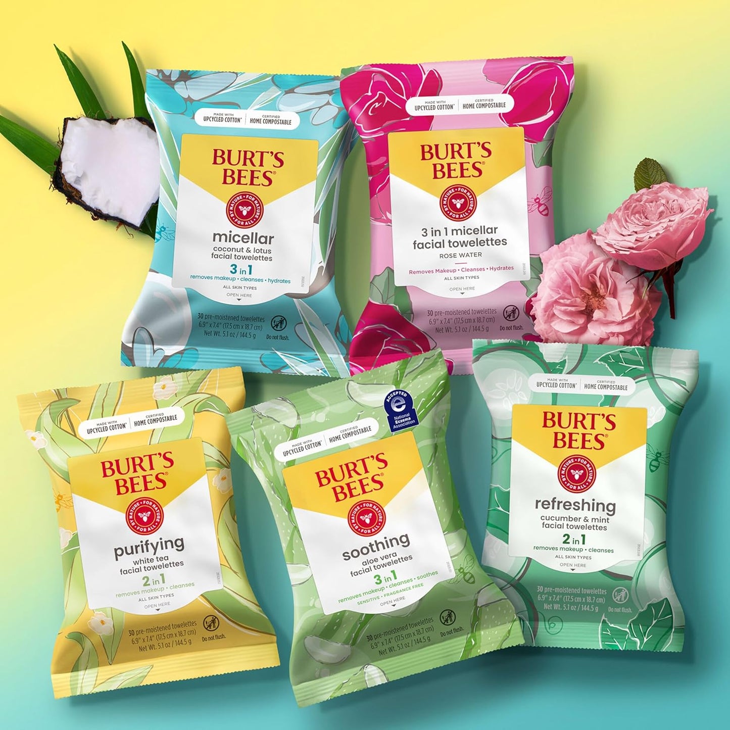 Back to School Dorm Essentials, Aloe Vera Face Wipes, for Sensitive Skin, Soothing Makeup Remover & Facial Cleansing Towelettes, 30 Ct. (3-Pack)