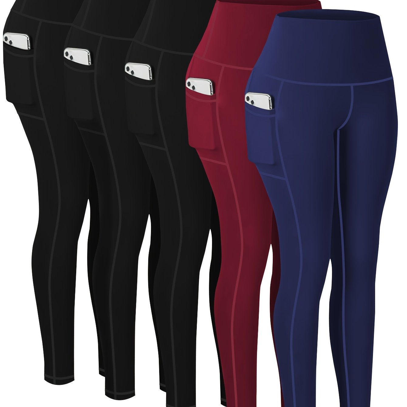 Five-piece Sports Yoga Pants Set
