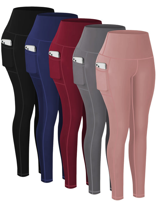 Five-piece Sports Yoga Pants Set