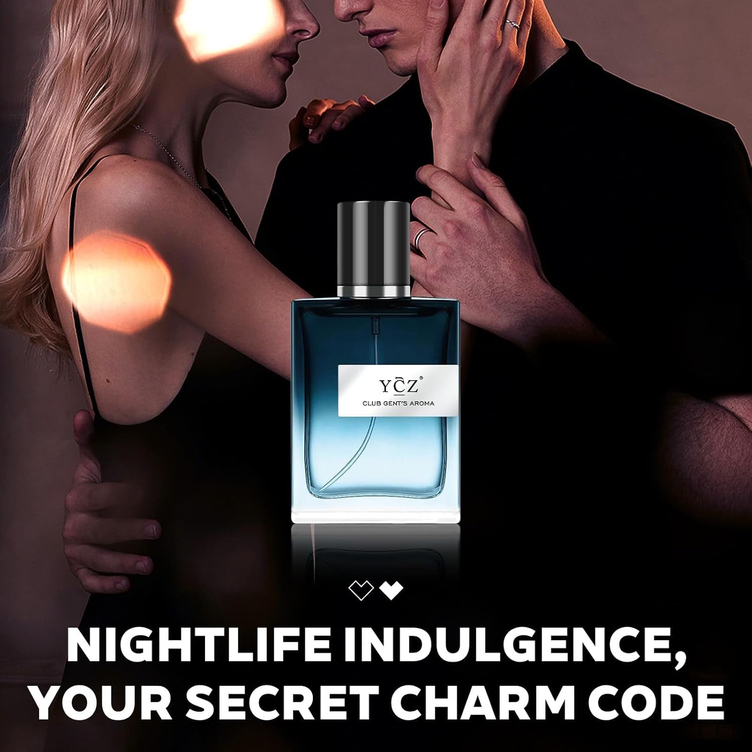 CLUB GENT'S AROMA, 1.7Oz(50Ml), Man Perfume, Nightclub Essential Fragrance, Long Lasting Cologne for Men with Aromatic Woody Notes of Aldehyde, Ginger, Mint, and Lemon