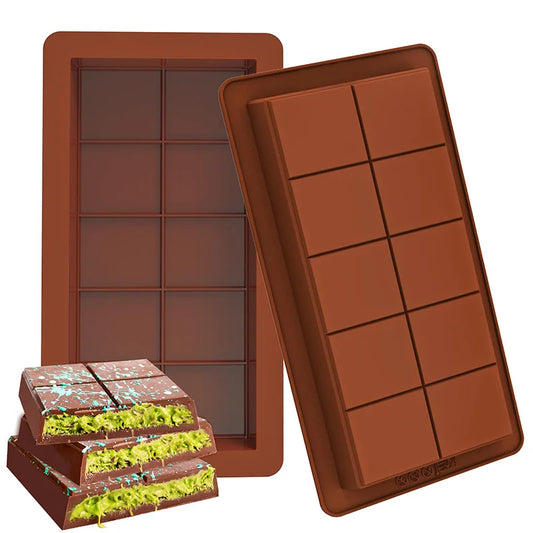 Dubai Chocolate Bar Mold Non-Stick Reusable Food Grade Silicone  Mold for Dubai Chocolate Bar Pistachio