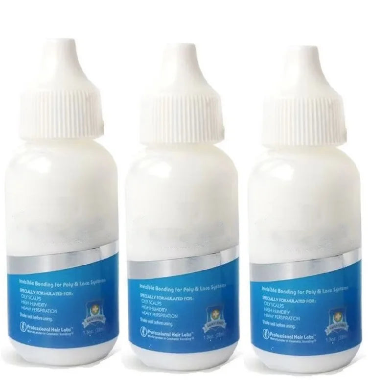 Wholesale 38ml/bottle Wig Adhesive Waterproof Lace Glue Invisible Hair Bonding Toupee Frontal Replacement Adhesive Ghost+Remover