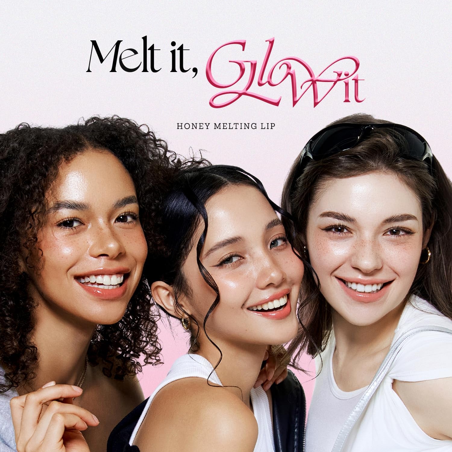 HONEY MELTING LIP PLUMPING (11 PINK) SOFT LIP STICK Tint & Plump Hydrating Gloss, Moisturizing Balms, Volumizing Formula & Sheer Tint, Glowy Finish, Korean Make Up