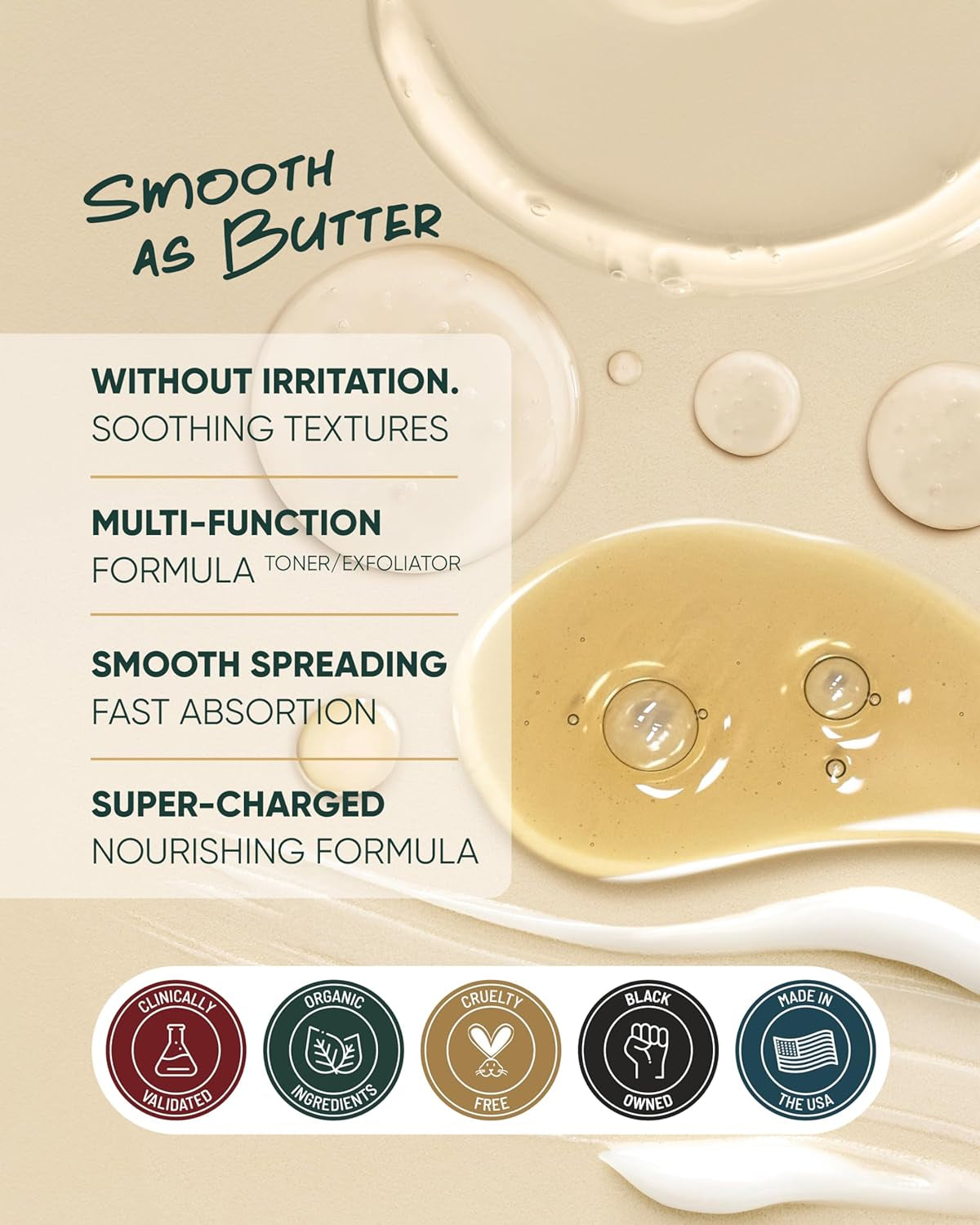 Supreme Kit for Melanin Rich Skin | Cocoshea Revitalizing Cream 2 Oz | Vitamin C Serum 1 Oz | Cleanser 3.4 Oz | Rosewater Toner 3.4 Oz | Black Owned Skincare