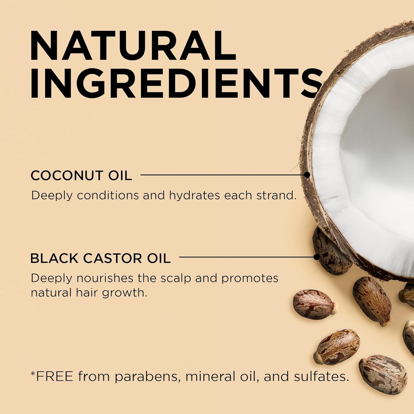 Black Castor Miracle Extra Hold Braid, Loc, Twist Gel - Extreme Hold Braiding Hair Gel, Edge Control & Tames Frizz, No Flake | Natural Ingredients, Black Castor & Coconut Oil | 12Oz