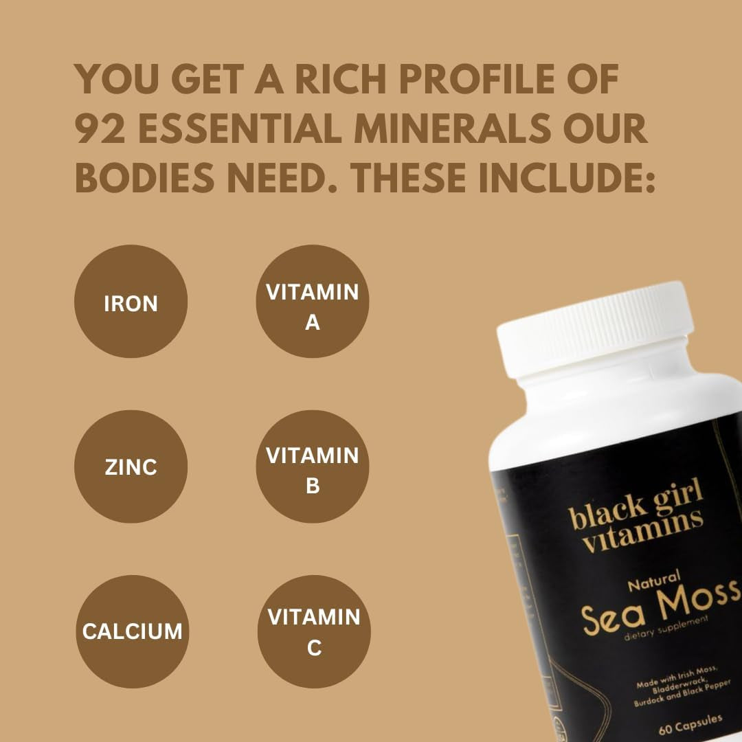 - Irish Sea Moss Capsules (500 Mg) for Immune Support - Organic Sea Moss