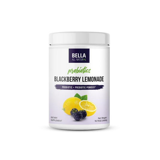 Bella All Natural Probiotics Blackberry Lemonade for Healthier Lifestyle