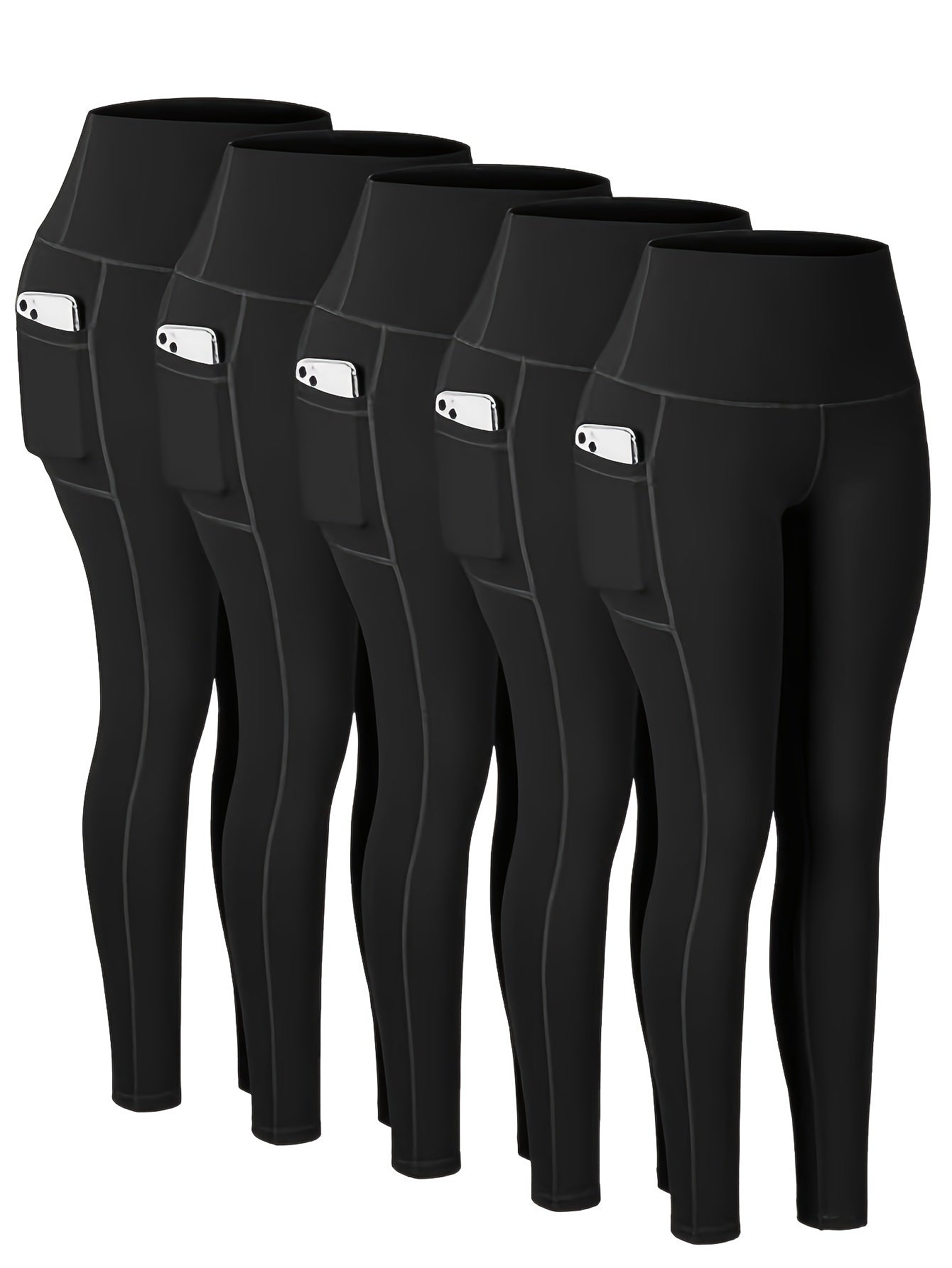 Five-piece Sports Yoga Pants Set