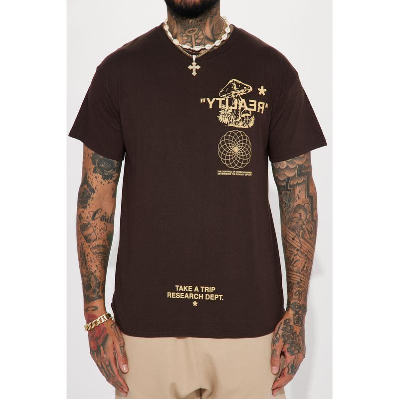 Reality Short Sleeve Tee - Brown