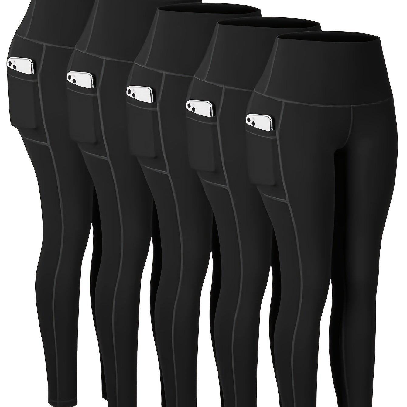 Five-piece Sports Yoga Pants Set