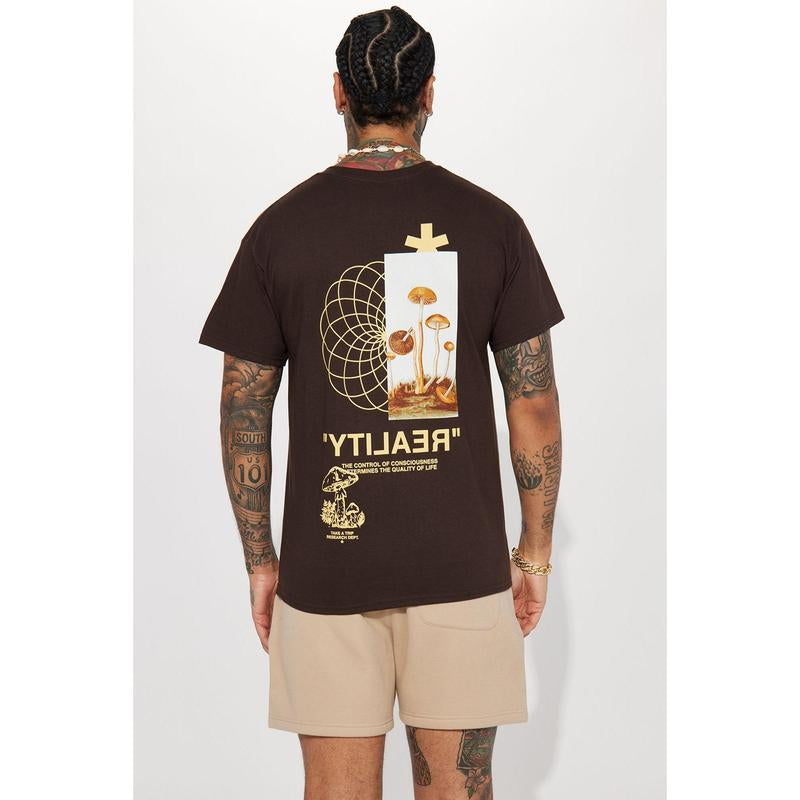 Reality Short Sleeve Tee - Brown