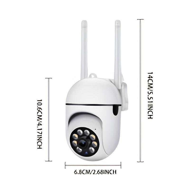 4pc StreetSmart Home Security System, with 360° Panoramic View,